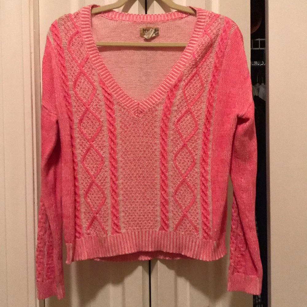 Juniors Mudd Sweater Pink